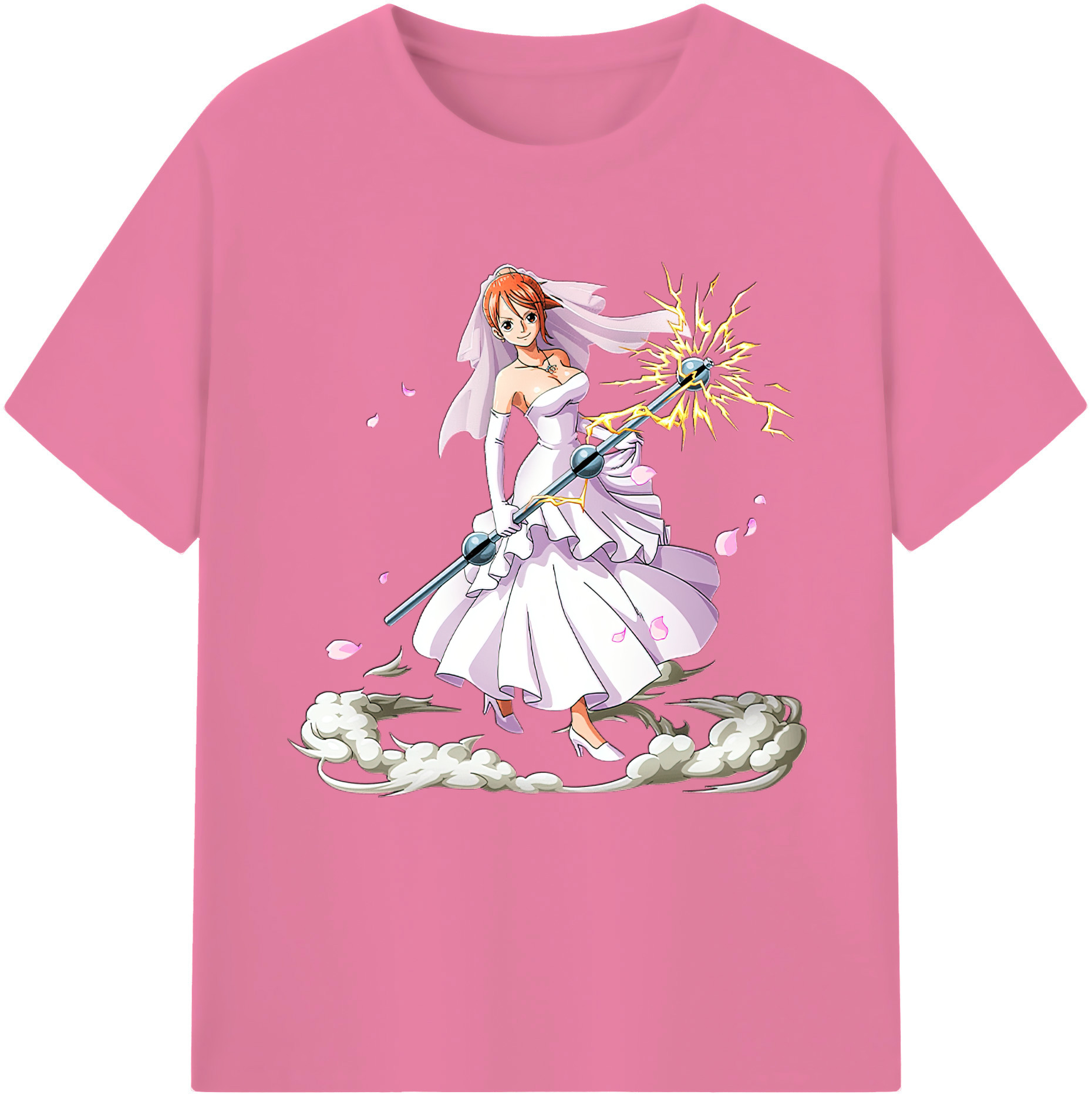 ワンピース ナミ ONE PIECE Nami 綿100％半袖Tシャツ（フロントプリント）